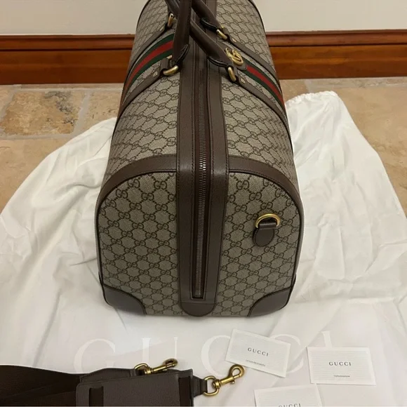 Gucci Savoy, large duffel bag made in Italy NWT. - Picture 4 of 14